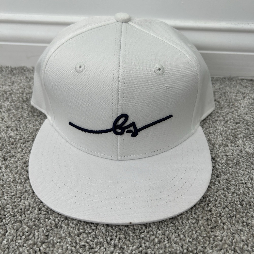 Boston Scott Golf Hat Cap White Snapback Casual Sports Adjustable Hat